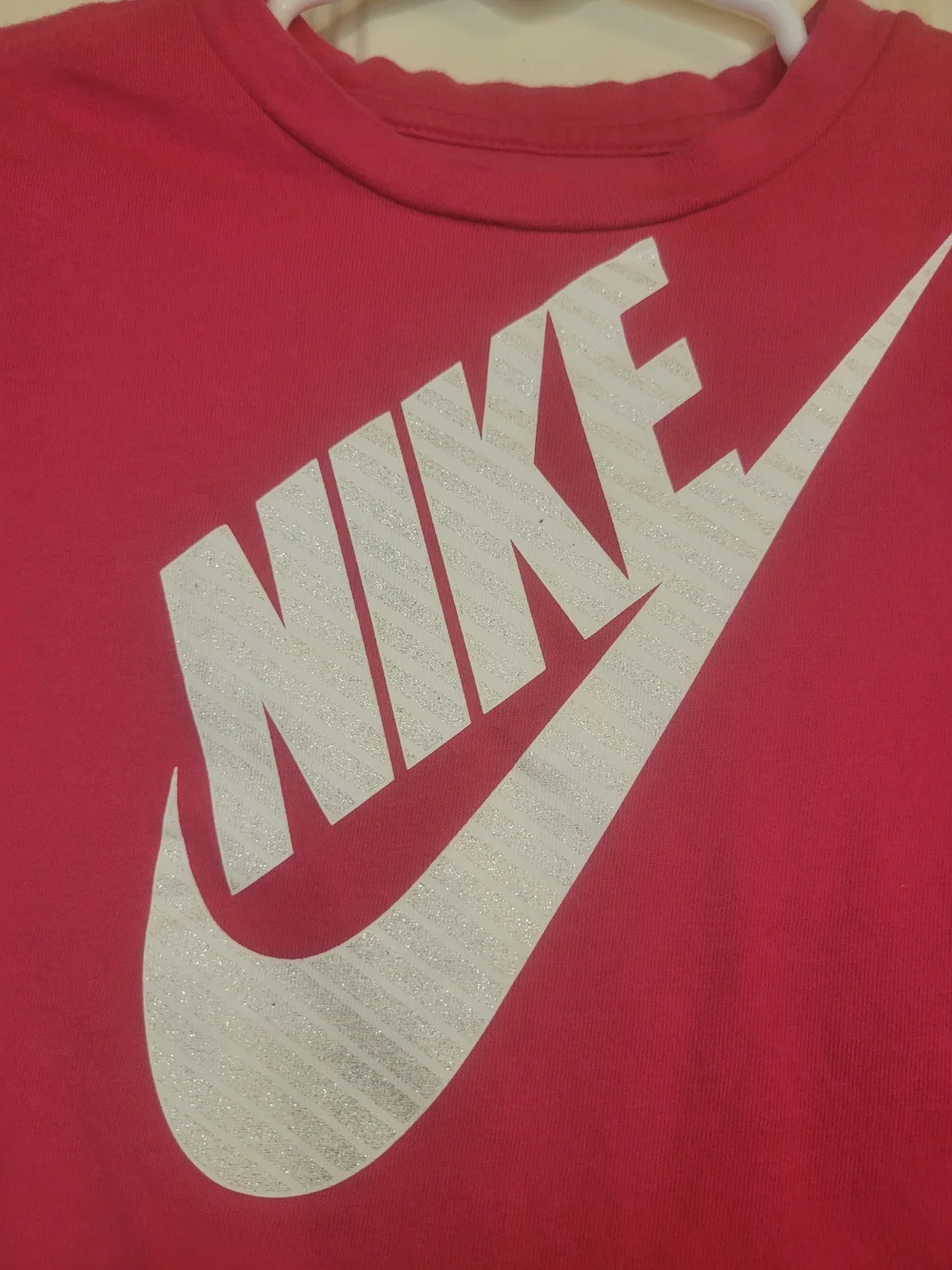 Nike Kids' Pink Logo Tee